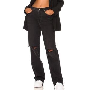 GRLFRND Bella Low Rise Boyfriend in Route 66